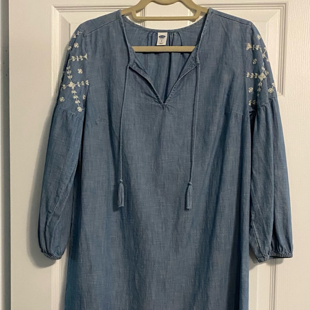 Old Navy Soft Blue Casual Dress